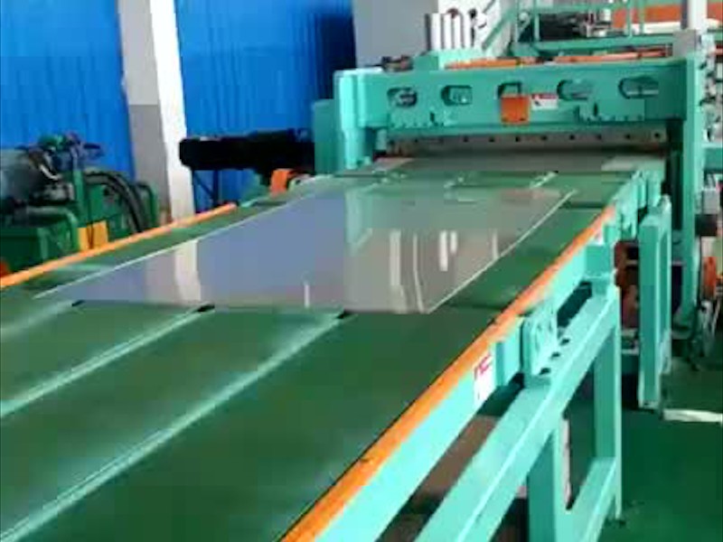 不锈钢板材料近景