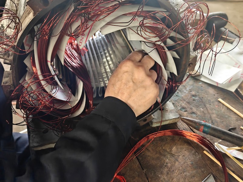 电机维修工作展示