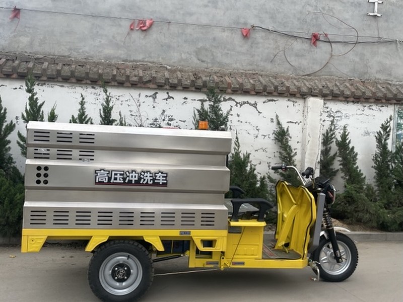 电动三轮高压清洗车细节展示