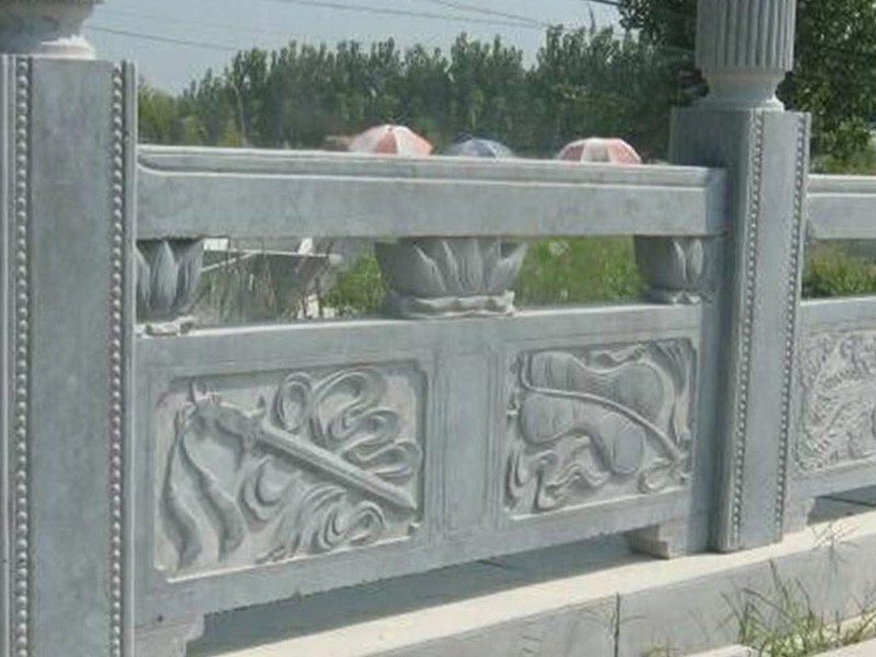 石栏杆安装效果