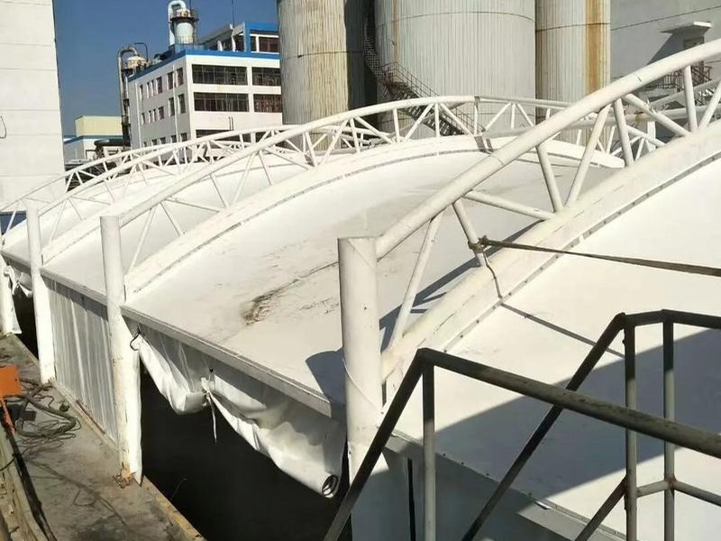 污水池膜结构加盖工程案例