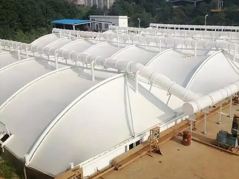 膜结构施工细节展示