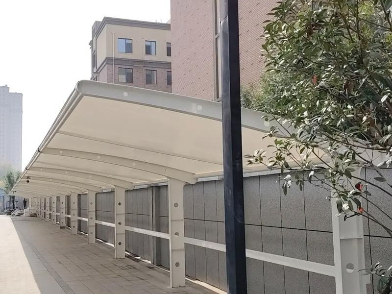 膜结构车棚应用案例