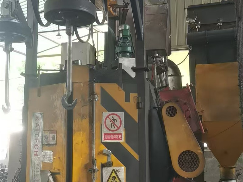 二手抛丸机工作示意图