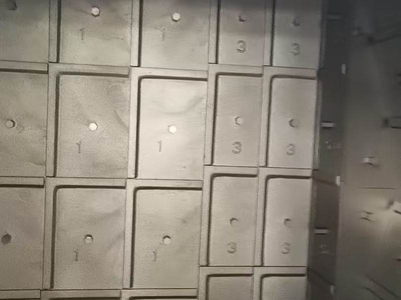 抛丸机工作场景