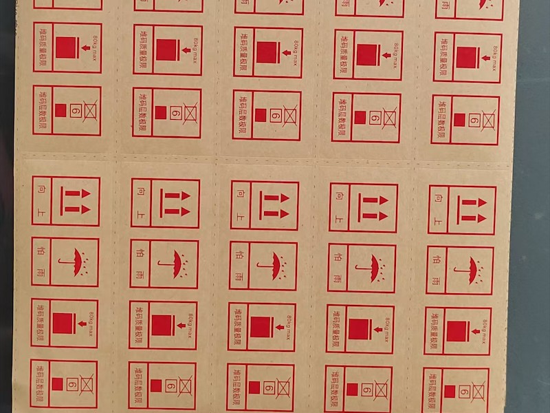 不干胶标签应用示例