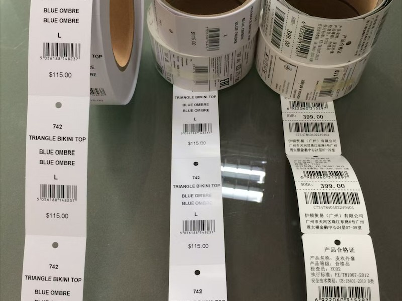 卷筒吊牌产品展示