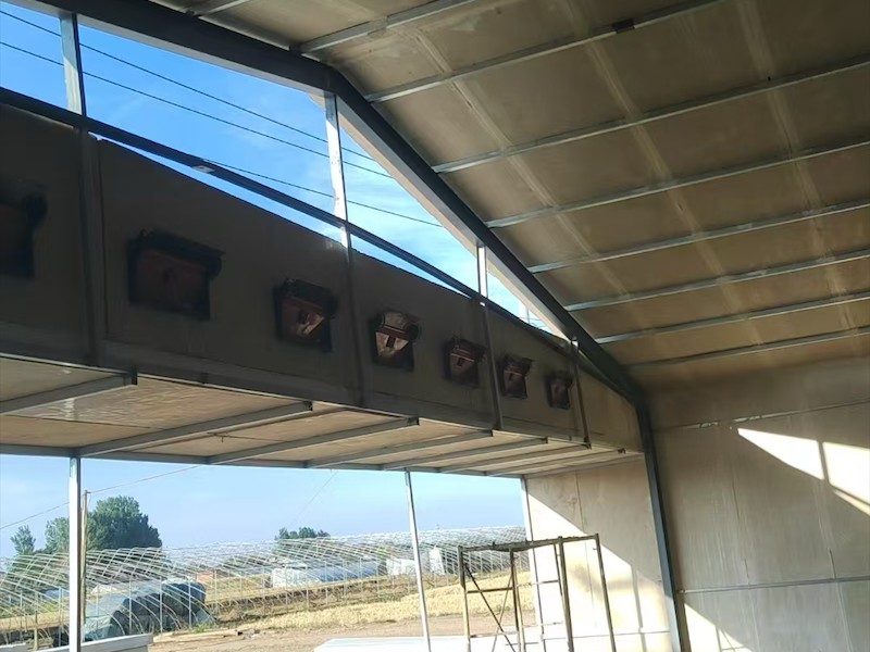 玻璃钢养殖大棚展示