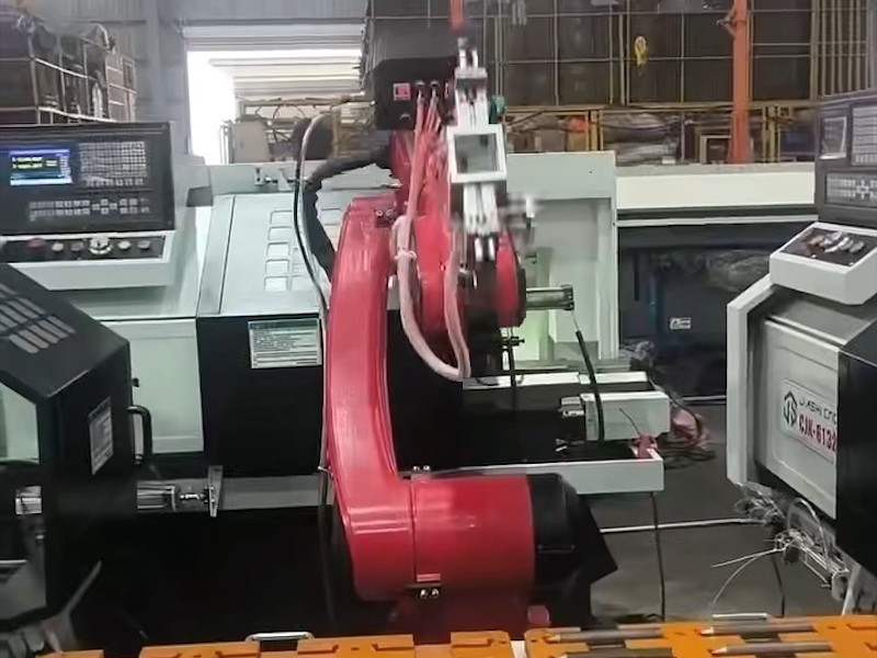 焊接机器人工作展示