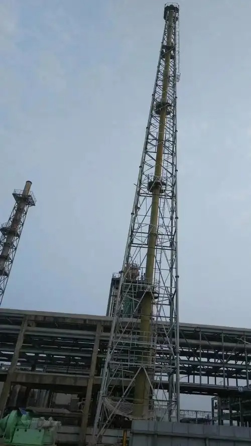 火电厂烟囱钢内筒在巴彦淖尔市乌拉特前旗的选型与安装