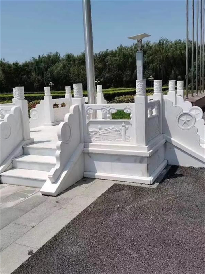 宫廷风格汉白玉栏杆制作工艺解析