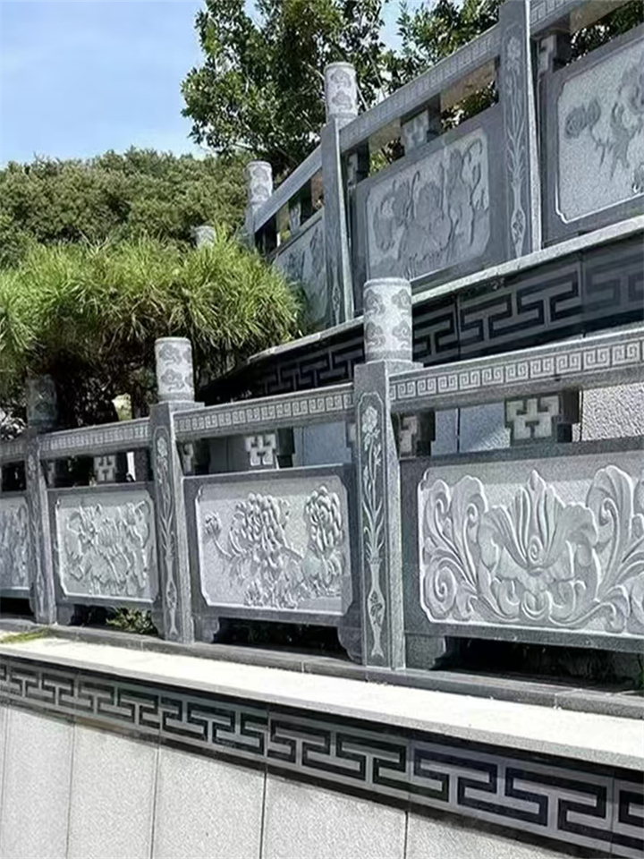 安庆市桐城市青石栏杆价格，性价比高的古建石材护栏