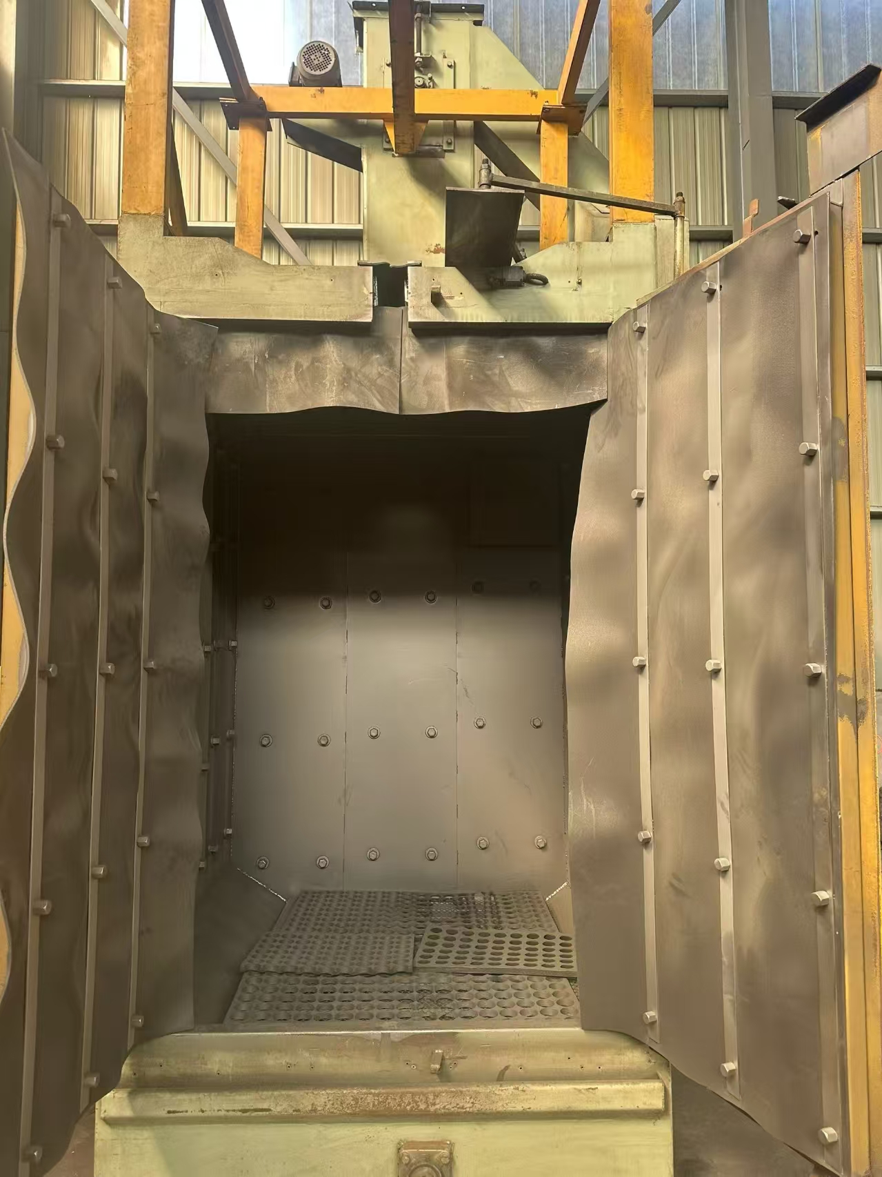 牡丹江市东宁市二手抛丸机应用场景，工业除锈好帮手